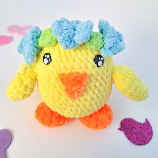 Super easy amigurumi chick free crochet pattern