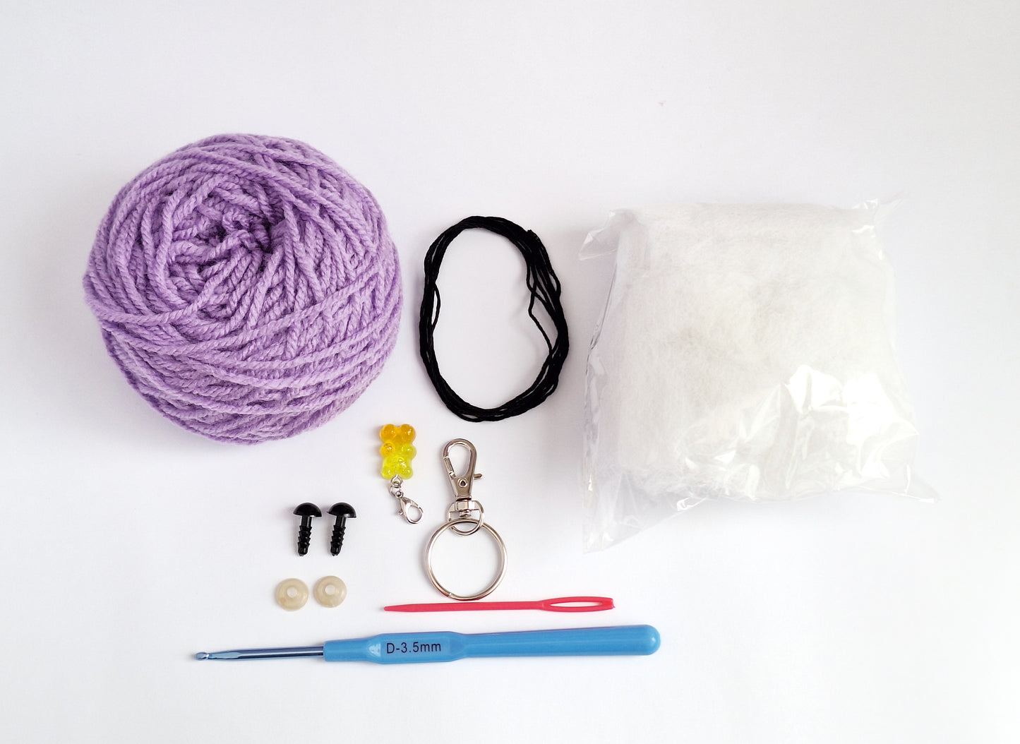 amigurumi crochet kit no sew - cat gifts craft kit
