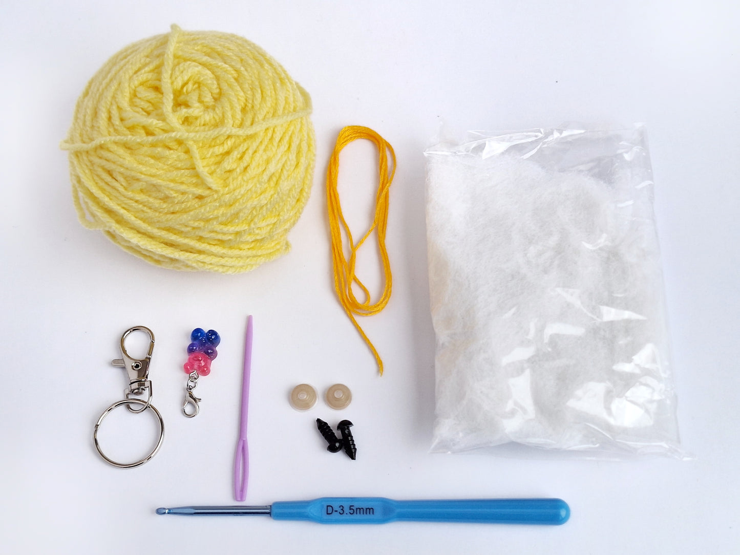 Amigurumi chick no sew crochet kit