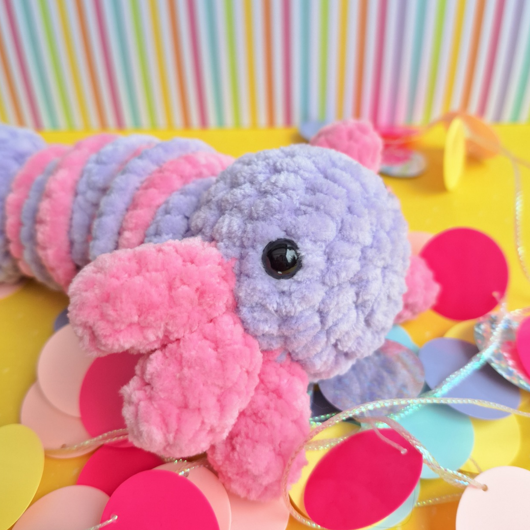 Axolotl fidget toy crochet pattern - Digital download