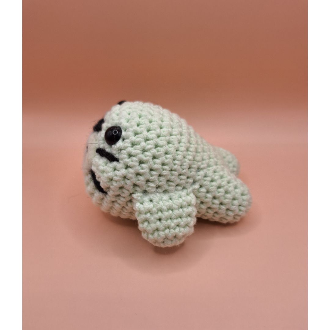 Amigurumi crochet pattern for a kawaii seal under the sea plushie
