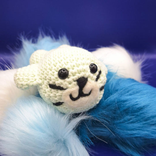 Amigurumi crochet pattern for a kawaii seal under the sea plushie
