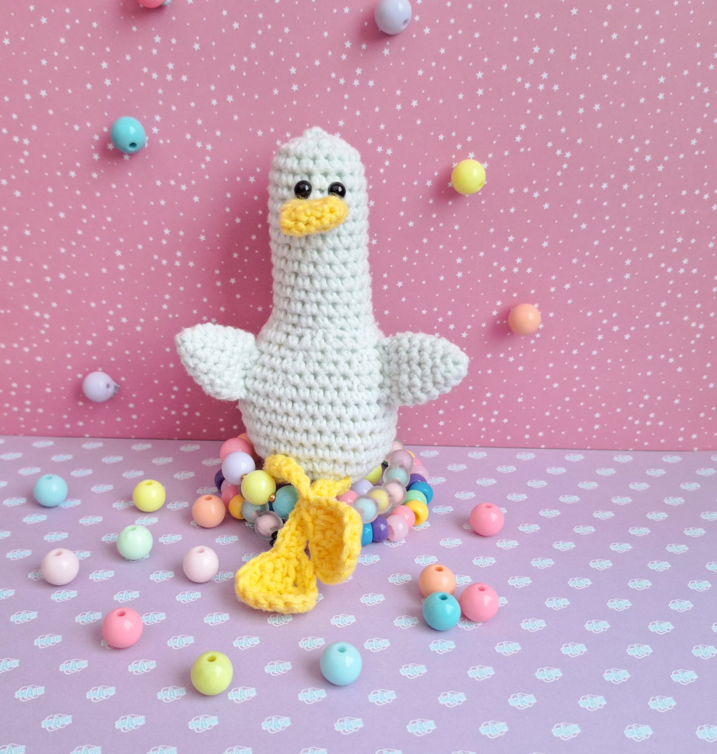 Amigurumi crochet pattern for a seagull digital download | Beach bag charm, crochet animals, amigurumi bird, amigurumi pattern