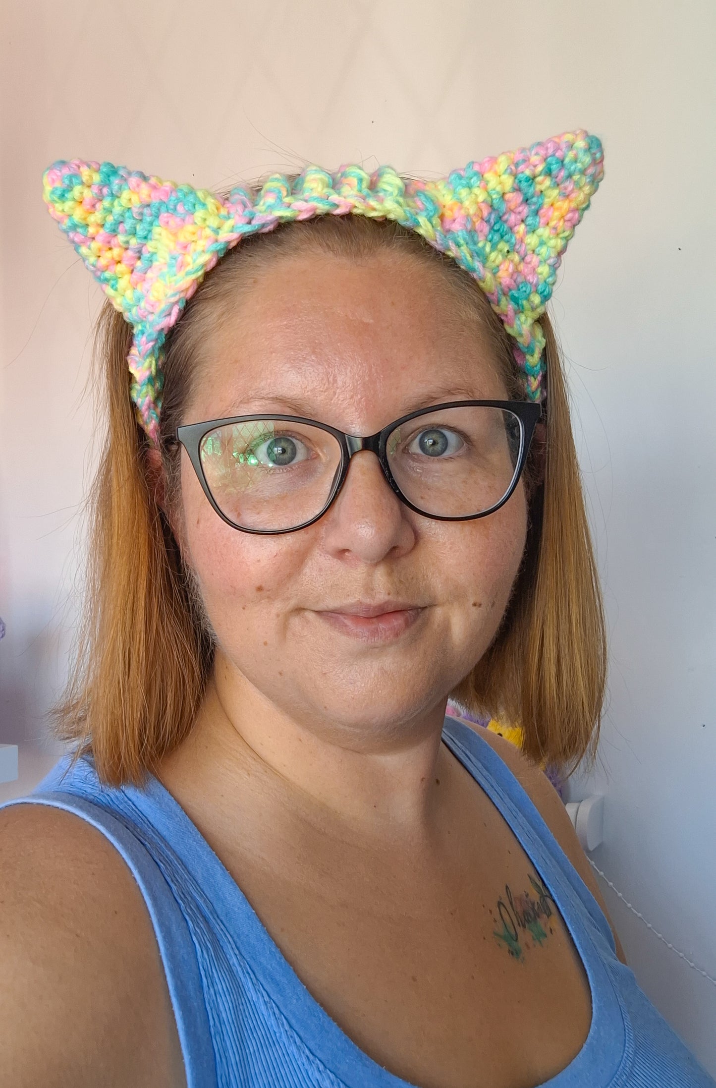 Cat Ears Headband Crochet Pattern