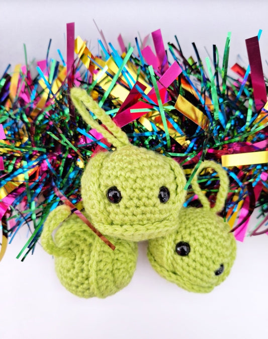 Christmas crochet sprout beginner crochet pattern