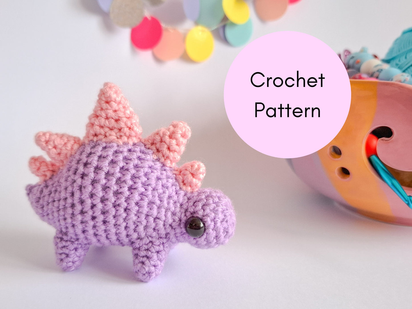 Dinosaur toy crochet pattern