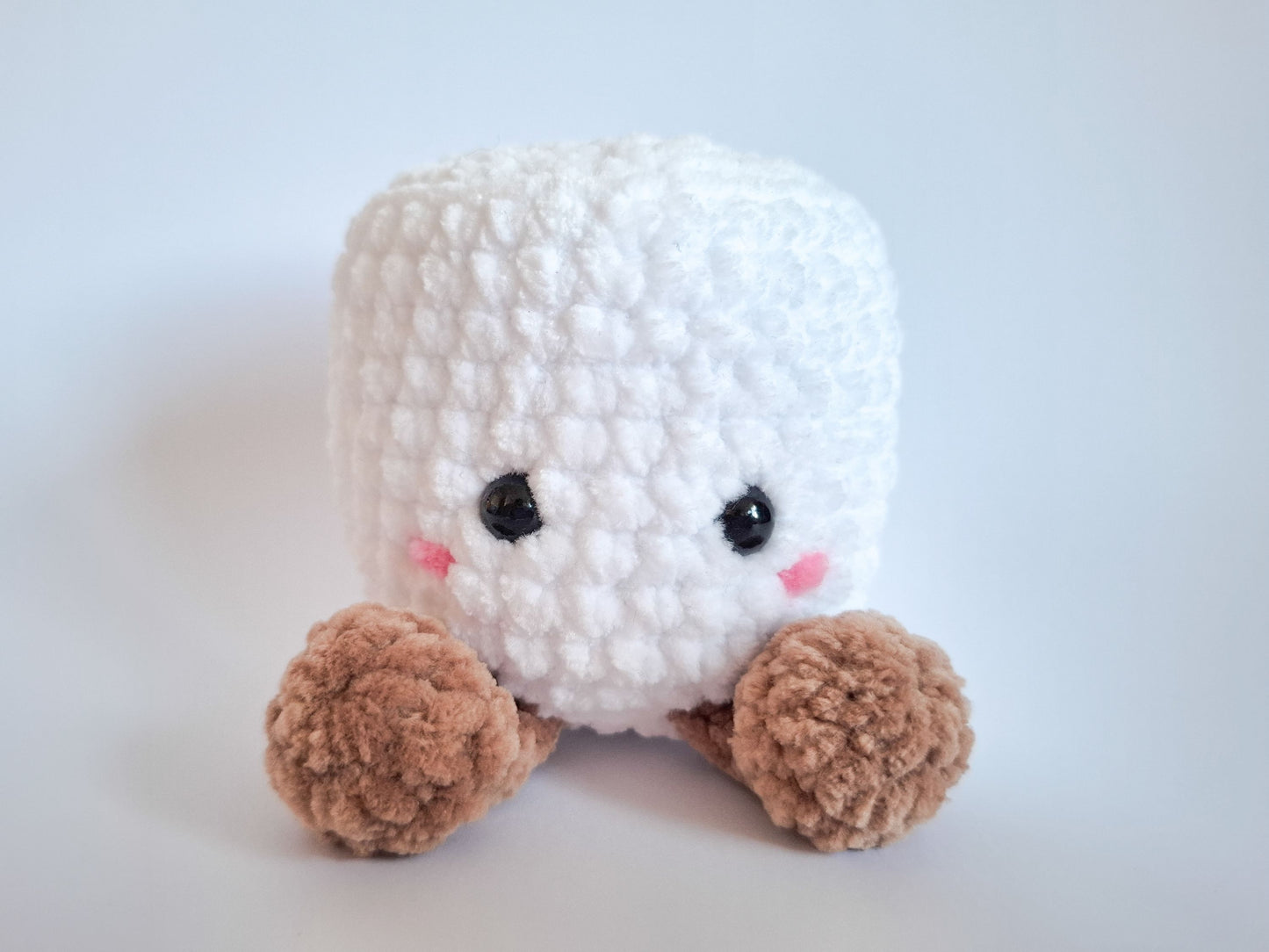 Marshmallow easy crochet pattern - Beginner crochet pattern using just 1 stitch
